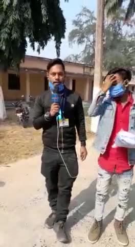 ##kp college murliganj me corona ko dekhte hue mene or meri team ne masks vitran kiyaor sbkoCoronase kaisesaferhebtaya