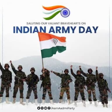 On the occasion of Indian #ArmyDay, salutations to our valiant warriors & veterans, and gratitude to their families.
Jai Hind 🇮🇳