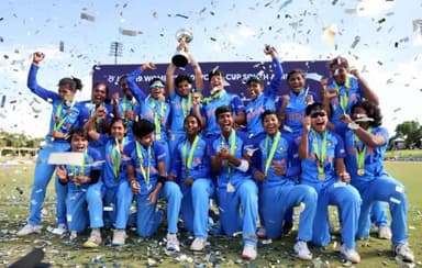 Congratulations to Indian Under 19 T20 Women's Cricket Team on winning the inaugural #U19T20WorldCup 🏆🏏