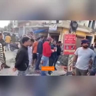 नाला निर्माण में अधिक देरी से जनता में आक्रोश प्रधान और ग्राम पंचायत सदस्य का नकारात्मक रवैया#haridwarnews #rss #news24