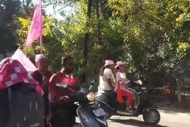 संत रविदास जयंती की धूम धाम से निकाली शोभा यात्रा रैली #संत_रविदास_जयंती @publicnews41 @public_news_indias @publicnews