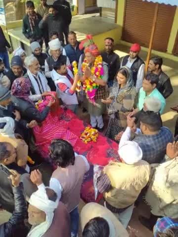 नवनियुक्त भाजपा जिला अध्यक्ष ऋषि बंसल जी को बनते ही डॉ.नरेश मदेरणा जी ने किया भव्य स्वागत सम्मान #rishikumar