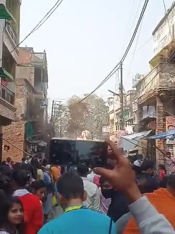 बाबा आनंदेश्वर मंदिर में दर्शन के लिए उमड़ी लाखों भक्तों की भीड
#कानपुर
#परमट