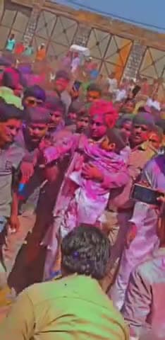 raghogarh me holi #publc
