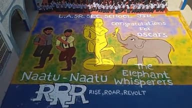 भारतीय सिनेमा के लिए शानदार पल #RRRMovie के सॉन्ग #NaatuNaatuSong को व #TheElephantWhisperers को मिला #Oscars अवार