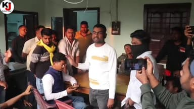 कुजु थाना में अपने साथियों को बहार निकाले पहुचे#tigerjairammahto@ramgarh