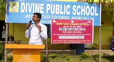 #डिवाइन स्कूल में विश्व यक्ष्मा दिवस पर टी.बी. उन्मूलन जागरूकता अभियान*