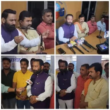 आज दोपहर 1 बजे प्रेस क्लब रायपुर में आयोजित #प्रेस_वार्ता में दिनांक 27 एवं 28 मार्च 2023 को करणी सेना परिवार छत्तीसगढ़ द्वारा आयोजित चैत्र नवरात्रि एवं चैत्र छठ महापर्व के आयोजन के संबंध में जानकारी दी गई।