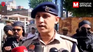 #नगर_निकाय_चुनाव सम्बंधित जानकारी देती हुई पुलिस अधीक्षक Santosh Mishra IPS मिर्ज़ापुर -आशीष दुबे की रिपोर्ट
#Mirzapur