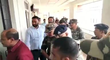 रांची: पीएलएफआई सुप्रीमों दिनेश गोप कड़ी सुरक्षा के बीच रांची की एनआईए कोर्ट में पेश#पेशी #गिरफ्त तार