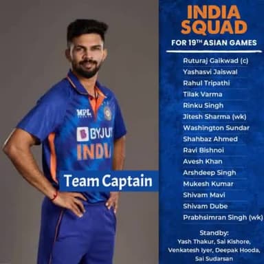 #Asian game ke liye team india#2023#