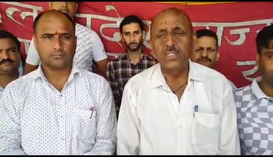 हिमाचल प्रदेश राज्य विद्युत कर्मचारी यूनियन के गनोह यूनिट में पुरानी पेंशन को लेकर की बैठक। नुरपुर हिमाचल प्रदेश