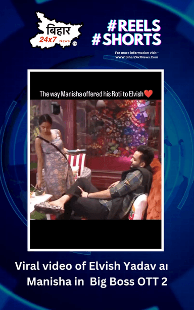 Viral video of Elvish Yadav and Manisha in Big Boss OTT 2 #biggboss #salmankhan #elvishyadav #manisha #viral #video