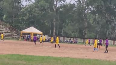 सुब्रतो कप फुटबाल मैच सेंट कोलंबस ग्राउंड हजारीबाग #footballmatch