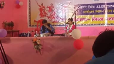 sastriye sangeet me second sthan prapat ki sheikpura jila me khushboo singh #sheopur #newslive24 #news24
