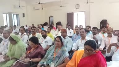 #सेवा_पखवाड़ा के तहत चलने वाले #बूथ #सशक्तिकरण #अभियान(26सितम्बर-2अक्टूबर)की #कार्यशाला में रहा।
