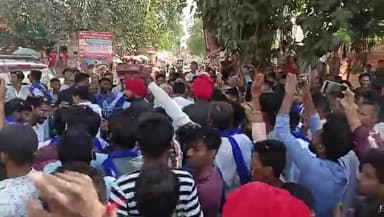सादड़ी: #संविधान_बचाओ_रैली का #सादड़ी में स्वागत, #आजाद_समाज_पार्टी के अध्यक्ष #चंद्रशेखर_आजाद ने किया रोड शो
