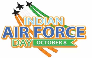 भारतीय वायुसेना स्थापना दिवस पर हम अपने देश के जांबाज सैनिकों को सलाम करते है, हमे हमारी वायुसेना पर गर्व है।
*जय हिंद*
*जय हिन्द की सेना
#indianairforceday