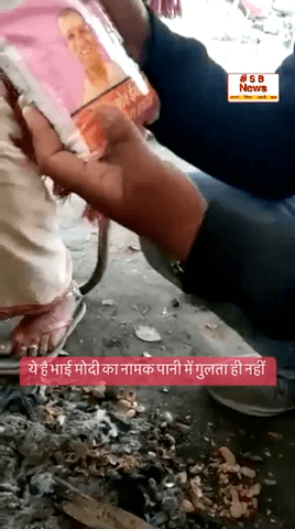 ये है भाई मोदी का नामक पानी में गुलता ही नहीं #sbnewsfbd #up #bjpup #modi #yogi #india