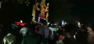 रतनपुर में शांतिपूर्ण माहौल में मां काली प्रतिमा का हुआ विसर्जन, सक्रिय रहे पुलिस। #काली पूजा #आस्था