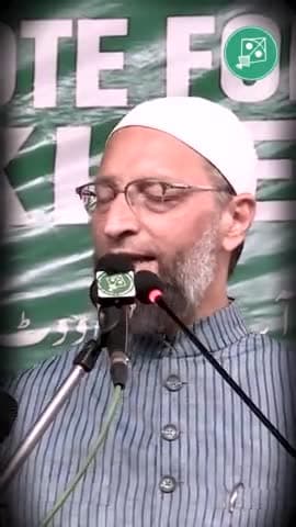 "Are hum to har cheez se muqabla karke dekh liye, aaj bhi karainge."- Barrister @asadowaisi
#VoteForKite