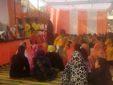 पेण्ड्रा: jila sadhasay pushapewari singh ji ke ghar main ram ki pooja kiya gya #रामलला @#gpm jila