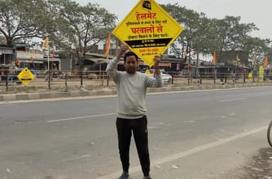 सड़क सुरक्षा अभियान 2024
*आपका भविष्य आपके हाथ, बाइक चलाते समय हेलमेट सदा रखें अपने साथ।*
#roadsafetymonth2024