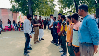vollyball मैच उद्घाटन #sports #anirudhasingh