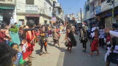 शोभायात्रा #झांकी !!हर हर महादेव!!