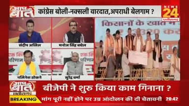 साय सरकार के तीन माह, कितने वादे अधूरे!
NEWS 24, "आप की बात"- 2
 #वादा #दावा #जुमला #वादाखिलाफी 
#ChhattisgarhNews #मिशन2024 #2024challenge #छ