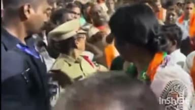 సైదాబాద్: హైదరాబాద్ బీజేపీ ఎంపీ అభ్యర్థి మాదవీలతను హగ్ చేసుకున్న ఏఎస్ఐని సస్పెండ్ చేసిన కమిషనర్ శ్రీనివాస్ రెడ్డి