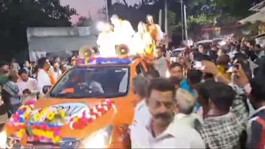 ମହାକାଳପଡା: ମହାକାଳପଡା ରେ ବିଜେପିର ବିଶାଳ ରୋଡ ସୋ