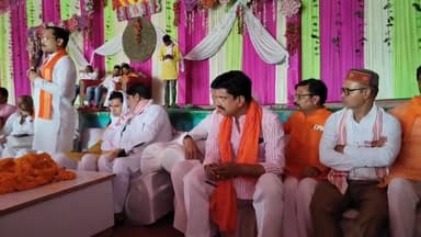 #देवरिया #लोकसभा #प्रत्याशी शशांक मणि जी के साथ #रामपुर #कारखाना मंडल के #कार्यकर्ताओं की बैठक में रहा।