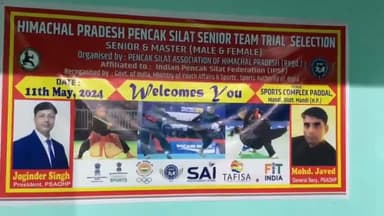 #HP_Pencak_Silat_Senior_team_Selection_Trial_2024
#Pencak_Silat_Association_of_Himachal_Pradesh
Contact: 70188-44547