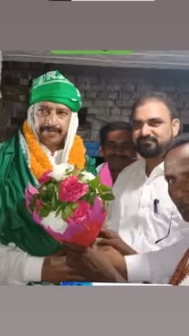 Arvind kumar अपने आवास पर स्वागत करते हुए सांसद अभय कुशवाहा 🌟💐💐🌺🌷Aurangabad Bihar #pks_news #rjd #pks_smart_study