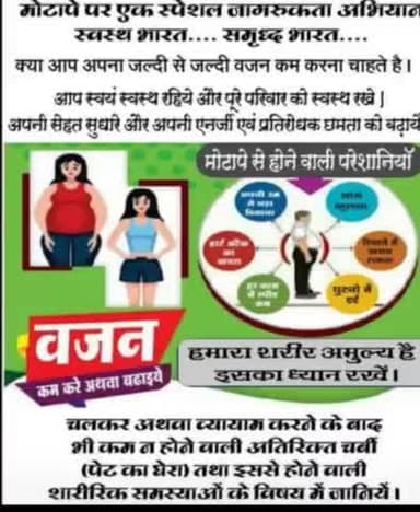 हमारा शरीर अनमोल है, इसका ख्याल रखे | वज़न घटाने में हम आपकी मदद कर सकते है @inamulhaquemuz #weightlossjourney #nutrition