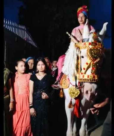 बेटी को घोड़ी पर बिठाकर निकाल बंदोरी #केहरपुरा खुर्द #इस्लामपुर #बगड़ #झुंझुनू #राजस्थान #बेटी #महरिया #पुलिस #जिला