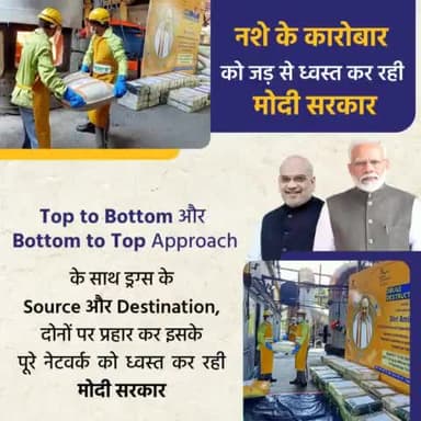 हम प्रधानमंत्री श्री @narendramodi जी के नशा मुक्त भारत के सपने को साकार करने के लिए संकल्पित हैं! #नशा_मुक्त_भारत