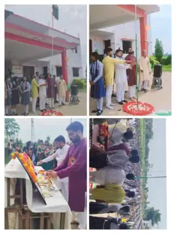 आज 78 वे #स्वतंत्रता दिवस के पवित्र अवसर पर #DRY_MEMORIAL_ACADEMY पर प्रबंधक श्री विवेक यादव जी के साथ #ध्वजारोहण किया एवं आज़ादी की लड़ाई में समस्त बलिदानियो को विनम्र श्रद्धांजलि अर्पित की..।
#जयहिंद
#स्वतंत्रता_दिवस #15अगस्त