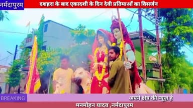 नर्मदापुरम : दशहरा के बाद एकादशी के दिन भी देवी प्रतिमाओं का विसर्जन किया गया
#navratri #devivisarjan #dashara
#news