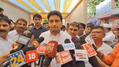 रोहतक: माता दरवाजा चौक पर सांसद दीपेंद्र सिंह हुड्डा ने भाजपा सरकार के तीसरे कार्यकाल की दी शुभकामनाएं #haryanaelections
