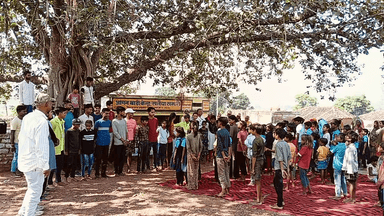 ग्राम सलैया समरी मैं राष्ट्रीय स्वस्थ कार्यक्रम किया गया स्कूल में हुआ राष्ट्रगान #सारंगपुर