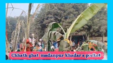 madanpur khadar jj colony
ke chhath ghat pocket A #CHHATH #GHAT #DELHI#POOJA#PATH #PARV