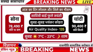 रोज सुबह वीडियो के लिए यूट्यूब चैनल " UNSEEN AURAIYA " को सर्च करें
#AURAIYANEWS #BREAKINGNEWS #औरैयान्यूज #3जनवरी2024