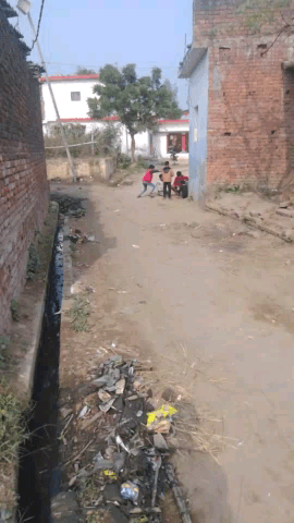 #pokhra grampanchayat , kaptain ganj block ,subdistrict harriya district Basti safai karmi ka kaam