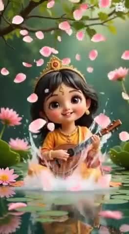 @jai MAA#सरस्वती का आज विसर्जन KIYA GAYA शांति पूर्ण