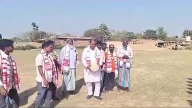 पतना: रिशोड में चांद भैरव युवा क्लब द्वारा तीन दिवसीय फुटबॉल प्रतियोगिता के फाइनल मैच का शुभारंभ