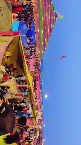 कोपरिया में हो रहे हैं महा विष्णु यज्ञ का छोटा सा दृश्य
