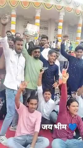 जय भीम 💙 हैदराबाद में 125 feet की मूर्ति के पास#bhim army