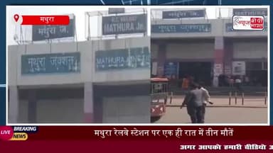 मथुरा रेलवे स्टेशन पर एक ही रात में मिले तीन शव, मचा हड़कंप; जांच में जुटी पुलिस
#मथुरा #रेलवे #स्टेशन